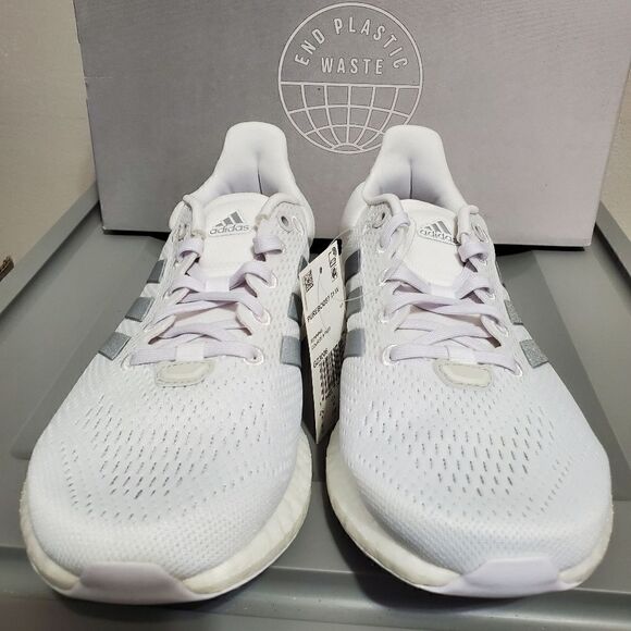 Adidas Pureboost 21 Women's Sz 6 White GZ3006 Running Sneakers BNIB - Picture 6 of 10